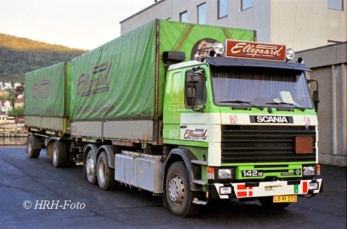 Danmark Scania 142 LB 91272 Bergen 1987Resized